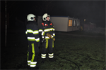 Brandweer naar Oefencentrum Wijster